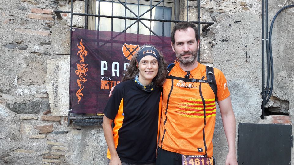 A la Mitja del Castell 2017 amb la Sarcel
