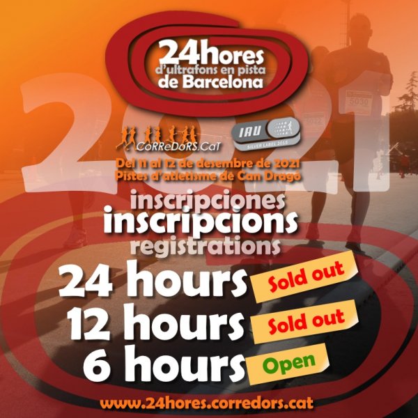 24 hores d&rsquo;ultrafons en pista de Barcelona 2021